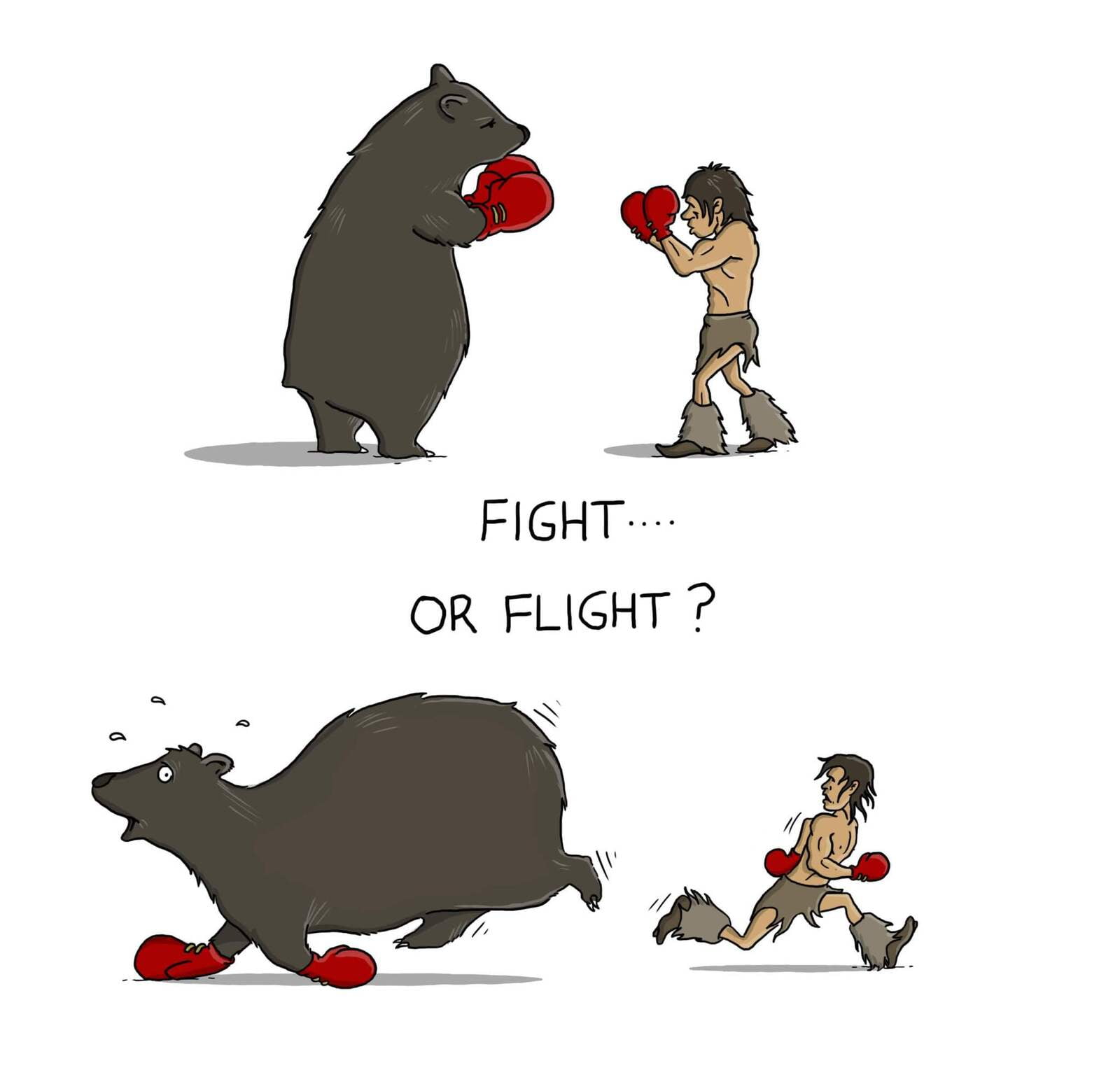 Fight or flight, revisited